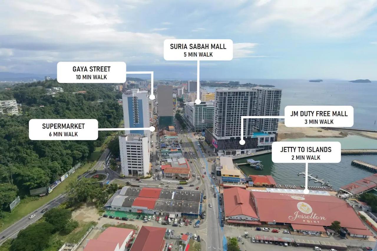 Jesselton Quay Sea View Hotel Kota Kinabalu Exterior photo